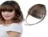 مقطع في الشعر البشري الانفجارات الجبهة متينة الهامش غير مرئي angs hairpieces2780154