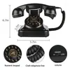 Decorative Plates Retro Landline Telephone Old Fashioned Vintage Phones With Classic Metal Bell For Home Office