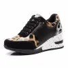 SCARPE 2023 Sneakers a cuneo Mesh Mesh Design leopardo Donne eleganti Scarpe Piattaforma Fashi