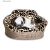 kennels pens Free delivery of dog supplies leopard princess cat and dog beds cat beds dog supplies pet products accessories mattresses Y240322