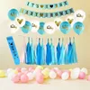 Dekoracja imprezowa Funpa Delifful Balloons Baby Shower Glitter Dekoracyjne balonowe ozdoby z frędzlami