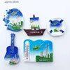 Fridge Magnets European Cyrus 3D Flavour Fridge Magnet Tourist Souvenirs Refrigerant Magnetic Stickers Travel Collection Gifts Y240322