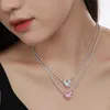 Catene Karachi Love Set di lusso con collana di diamanti Copricapo da festa di nozze con catenina alla moda avanzata