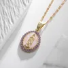 Pendentif Colliers Tendance de la mode Rétro Foi religieuse Vierge Marie Déesse Alliage Collier Amulette Prière Cadeau pour hommes et femmes