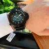 Panerai Men vs Factory Top Quality Automatic Watch P900 Automatisk Watch Top Clone Sneaking Series Super Luminous Diamond Carbon Coated Silicone Waterproof Bus