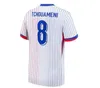 24 25 25 Euro Cup francuskie koszulki domowe mbappe koszulki piłkarskie Dembele coman saliba kante maillot de foot equipe maillots griezmann Kit Men Player Football Shirt