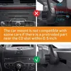 Cell Phone Mounts Holders Universal Car CD Slot Phone Mount accessories 17mm ball Holder Stand Cradle for Mobile Phone Cell Phone 240322