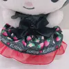 2024 Gros jouet en peluche fraise brodé diable arc dentelle bord Kuromi jouets en peluche jeux pour enfants camarades de jeu cadeau de vacances décor de chambre