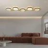 Plafondverlichting Nordic LED-lamp Zwart goud Kroonluchter Balkon Gang Slaapkamer Woonkamer Restaurantverlichting
