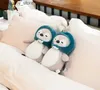 Stuffed Plush Animals Plush Penguin Dolls Korea Popular Crash Landing on You Penguin Hat Can Roved Wings Can Shake Cartoon Plush Toys L240322