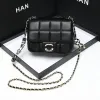 genuine design leather cloud bag new high-end diamond grid chain bag fashionable single shoulder crossbody bag commuting bag for work