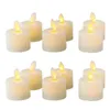 4 ou 6 bougies à mèche mobile sans flamme avec télécommande réaliste église de Noël mariage fausse bougie électronique LED mariage 240322