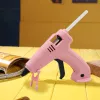 Polijsters 3.6v sem fio pistola de cola quente 2000mah liion sem fio cola para crianças artesanato com cola bastões ferramenta elétrica para casa ao ar livre