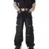 Men's Jeans American High Street Broken Hole Men Spring And Fall Retro Hip-hop Streetwear Loose Straight Wide Leg Cargo Pants