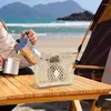 Sacos de armazenamento Bolsa de geléia vintage bolsa impermeável para praia piscina cesta de trabalho oca reutilizável