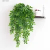 Faux Floral Greenery 1PC Artificial Ivy Plants Vine Plastic Leaf Wedding New Year Christmas Decoration for Home Garden DIY Living Room Wall Hanging Y240322