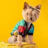 犬のアパレル犬のセーターマルチカラースプライシング温かいウールのニット服小さな中程度の犬に適したデザインの服