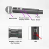 Microphones FREEBOSS VHF 200MHz Wireless Microphone Fixed Frequency 2 Handheld Professional Dynamic Mic Receiver 25m Karaoke Party KV-28