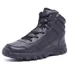 Sapatos de fitness inverno ao ar livre baixa ajuda botas quentes couro à prova dwaterproof água mais forro veludo sola borracha caminhadas acampamento escalada unisex algodão