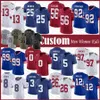 カスタム5 Kayvon Thibodeaux 12 Darren Waller Football Jersey 3 Sterling Shepard 97 Dexter Lawrence II Daniel Jones Deonte Banks Brian Burns Devin Singletary Drew Lock