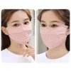 Scarves Solid Color Sunscreen Lace Mask Flower Hanging Ear UV Protection Adjustable Strap Face Cover