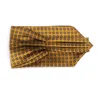 Jacquard Floral Paisley Men de cajou de cajou Cravat formel Ascot Scrunch Self British Gentleman Polyester Soft Neck Tie