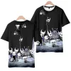 Dessier T -Shirts Hollow Knight 3D Print Hemd Jungen Mädchen Kinder Kinder Runde Halshülle Kurz gesagt