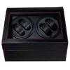 4 6 High End Automatic Watch Winder Boxwatches Lagringsmycken Holder Display Pu Leather Watch Box Ultra Quiet Motor Shaker Box1236h