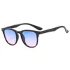 2 pcs Fashion luxury designer 2023 Childrens Sunglasses Hip Hop Style Handsome and Fashionable Sunglasses Elliptical Frame Street Photo Instagram Style Decoratio