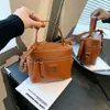 Wholesale Box Handbags Women's Winter Retro Trendy Fashion Solid Color Single Shoulder Crossbody Bag