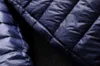Manteaux de veste rembourrés en coton pour hommes avec Patchwork rhombique lâche VIP lien de paiement