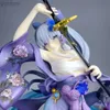 Action Toy Figures Genshin Impact Ayaka Anime Figure Sexig Girl Action Figures Kamisato Ayaka Kläder avtagbar figurkollektion Dock Model Gift 240322