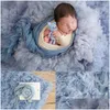 Keepsakes Born Pography Props Big Size Flokati 150X120Cm Handknitted Pure Greek Wool Blanket Baby Po Boy Girl Background Mat 230701 Dr Ot6Ha