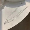 Pendentif Colliers Arrivée 925 Sterling Argent Mignon Papillon Collier Pour Femmes Filles Mode Bijoux En Gros