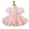 Sweet Pink Jewel Платья для девочек-цветочниц Платья для девочек на день рождения Юбка для девочек Повседневное платье для девочек Детская праздничная одежда SZ 2-12 D322095