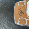 ZY 2018 Monterey 224 FSCコックピットパッドボートEVA FOAM TEAK DECK FLOOR MATフローリング