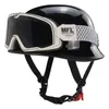 Motorcycle Helmets Half Helmet Retro Casco Moto Open Face Rider Pilot 3cc Certified M-XXXXL
