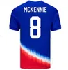 2024 PULISIC MCKENNIE Jersey de futebol SMITH MORGAN BALOGUN MUSAH ADAMS América Camisa de futebol Estados Unidos Camisetas casa fora EUA Homens Mulheres Kit Uniforme