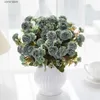 Faux Floral Greenery 1PC Artificial Flowers European Small Clove Carnations Home Photography Christmas Decoration Handmade Wedding Diy Materials Y240322