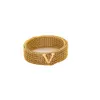 18K vergoldeter Luxus-Designer-Ring für Mode, Unisex-Ring, Doppel-Buchstaben-Designer-Ringe, Buchstaben-Ring, Hochzeit, Party, Geschenk, Schmuck, Geschenke