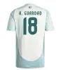 2024 Meksika Futbol Formaları Chicharito 24/25 Milli Takım Futbol Gömlek Erkekler Çocuk Kiti Ev Away Camisetas Copa America Maillot Mexique 1985 Retro Gimenez Lozano