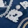 Designer S925 VVS Custom VVS Moissanite Letter Högkvalitativ rund Brillant Cut 925 Silver Hip Hop Initial Fine Jewelry Pendant
