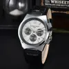 2023 luxury mens watches All Dials Working Quartz Watch high quality European Top Brand Chronograph clock Rubber belt fashion Six needle work wholesale montre