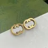 Stud Women Fashion Designer Earrings Luxury Style Top Quality Letter Brass Engagement Earring