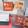 Kalender 2024 Mini Desk Calendar Office School Supplies Calender Desk Record Time Kalender Monthly Planner Desk Accessories Decoration Y240322