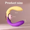 Upgrade Vibrators New Double Vibrator Dildo Major Button Sucking Stimulator Female Charging Masturbation Device For Women SexToys Products 2024
