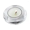 Ljushållare Small Glass Cup Table Decor Tealight Holder Creative and Stylish Modern