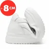 Chaussures Vanmie Escenseur Chaussures pour hommes Femmes Sneakers décontractés hommes Invisible Hauteur Augmentation Chaussures Chaussures Chaussures noir / blanc