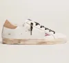 Schoenen Graffiti Sneakers Goud Luipaardprint Superstar Gemengd Leer Casual Klassiek Doold Vuile schoen Slangenleer Hak Suède Glitter Glijbaan Dames MidTop Heren pok