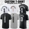 1 # Victor Wembanyama 3 # Keldon Johnson Basketball Sports Club Fans Branded T-shirt met korte mouwen Prestatiepraktijk Tees